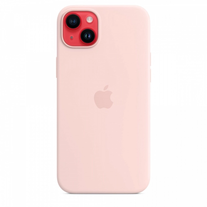 Etui din silicon cu MagSafe pentru iPhone 14 Plus - roz cretă