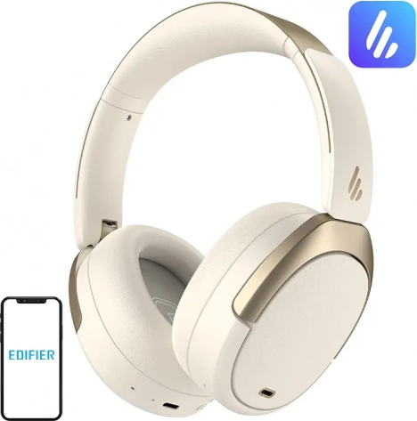 căști wireless edifier wh950nb cu anc – bej