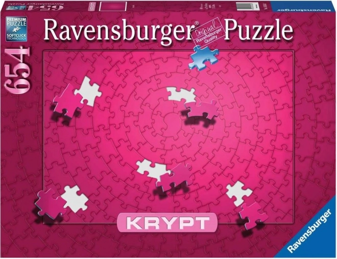 Puzzle Ravensburger Krypt roz 654 de piese