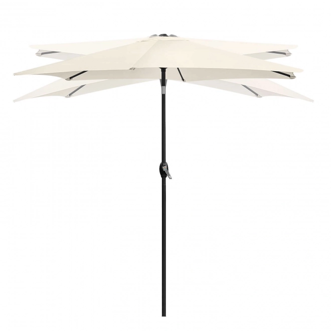 Umbrela de grădină pliabilă Bauerkraft 210 cm bej