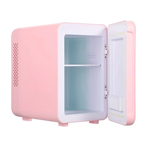 Mini frigider portabil 4L roz