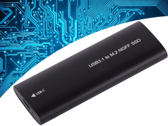 Carcasă adaptor pentru disc M.2 SATA NGFF USB 3.1 Tip-C