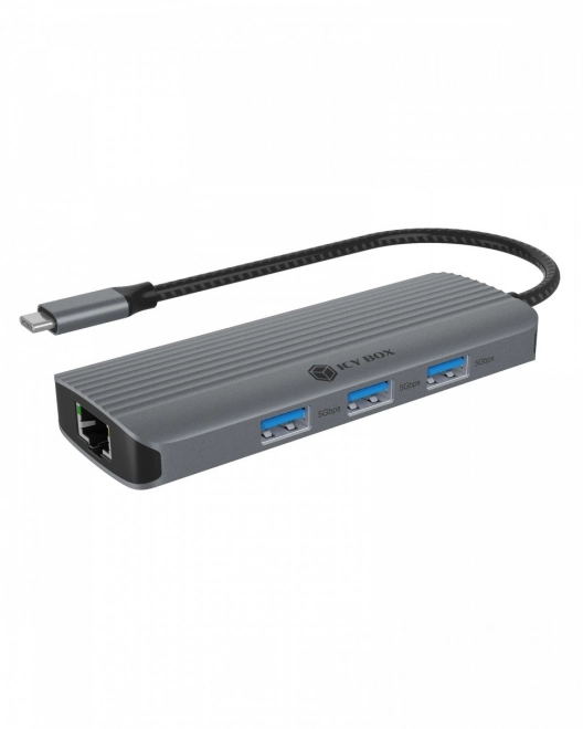 Stație de andocare 6 în 1 cu HDMI, USB, PD și LAN