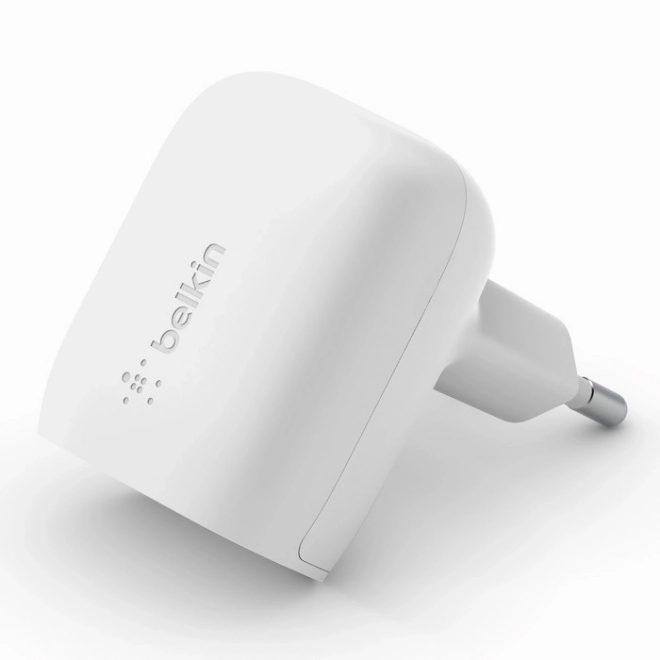 Încărcător USB-C alb 20W PD PPS
