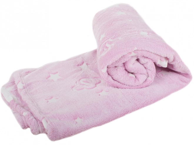 Pătură cu mâneci fleece cald sweatshirt halat neon – Roz