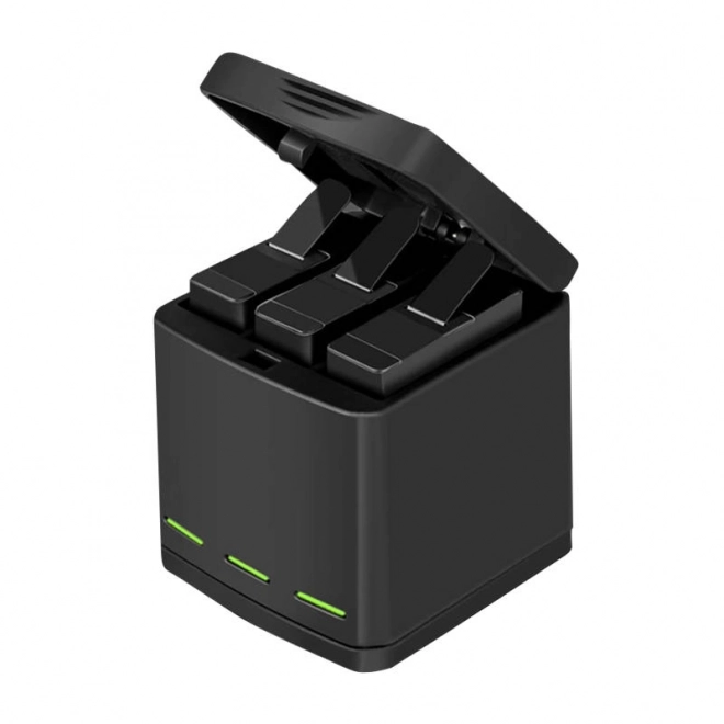 Cutie de încărcare cu trei sloturi Telesin pentru GoPro Hero 8 cu 2 baterii incluse