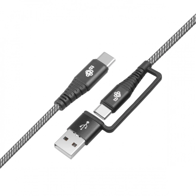 Cablu 2în1: USB-C și USB A cu lungimea de 1,2 m