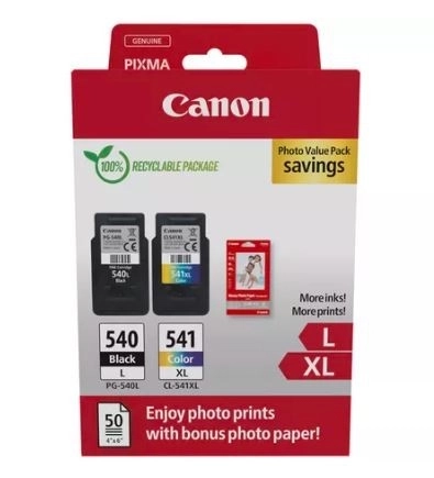 Set Cartușe Canon PG-540L/CL-541XL cu Hârtie Foto