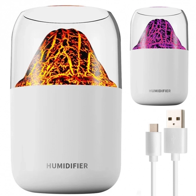 Umidificator ultrasonic led cu aromaterapie