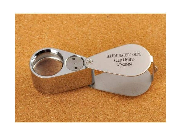 LUPA PLIABILĂ A JUBILIERULUI 2LED 30x 21mm