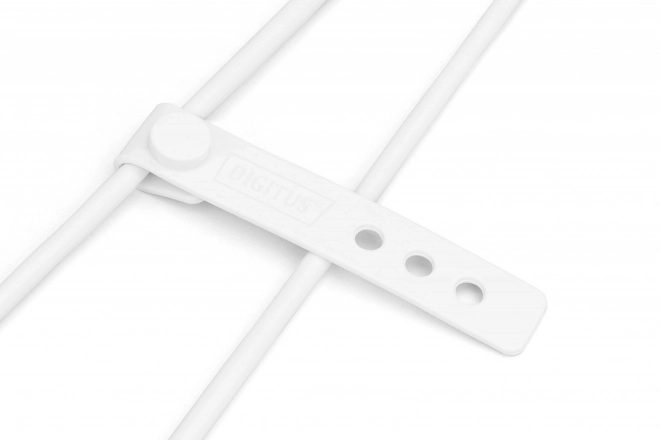 Cablu de alimentare USB-A la USB-C din silicon alb, 60W, 1m