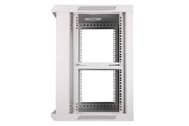 Dulap suspendat rack 12U cu uși din sticlă
