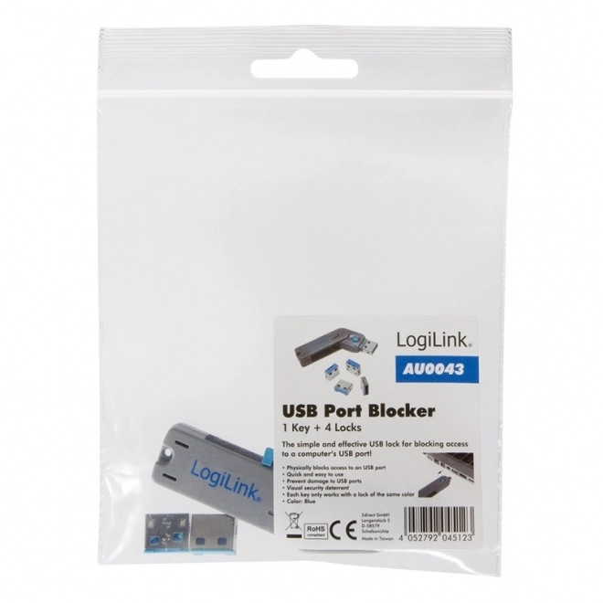 Blochează porturile USB cu cheie