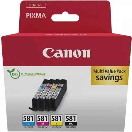 Cartușe de cerneală Canon CLI-581 multipack