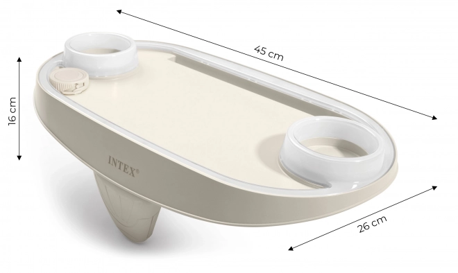 Suport pentru băuturi cu iluminare LED și spațiu pentru tabletă, telefon SPA INTEX 28520