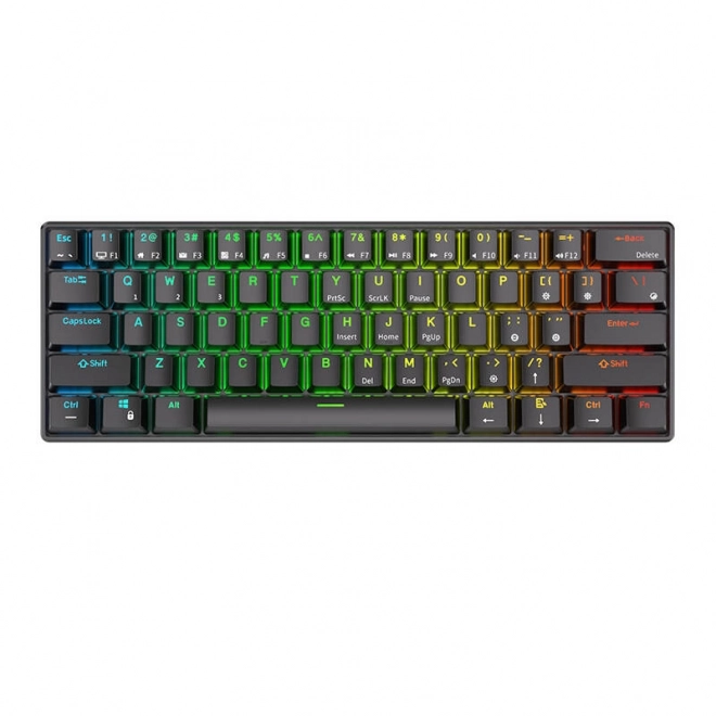 Tastatură mecanică Royal Kludge RK61 RGB cu switch-uri roșii