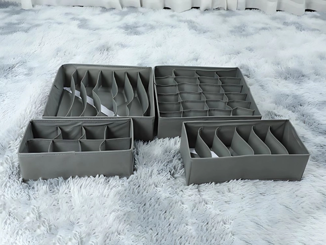 Set organizatoare sertare pentru lenjerie