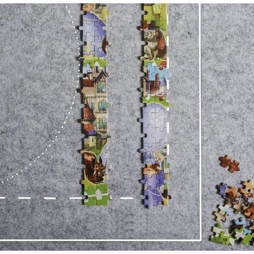 Mata pentru puzzle-uri cu tub gonflabil Malatec