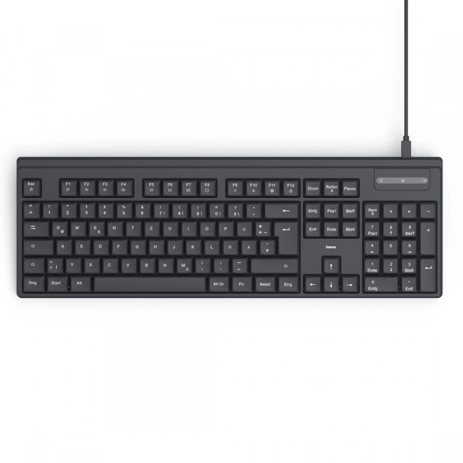 tastatură cu fir Hama CK-100 neagră