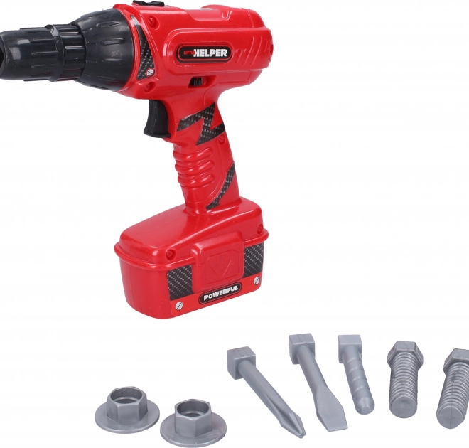 Set burghiu cu acumulator pentru copii 18 cm