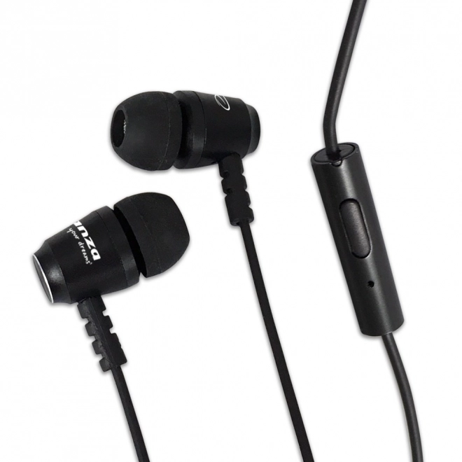 Căști intraauriculare metalice cu microfon