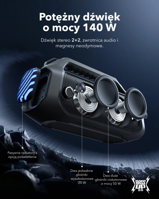Boxă portabilă Soundcore Boom 2 Plus negru