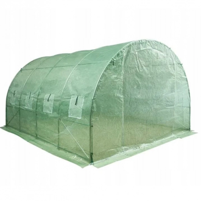 Tunel din folie pentru grădină seră 4x2,5x2m 10m² verde