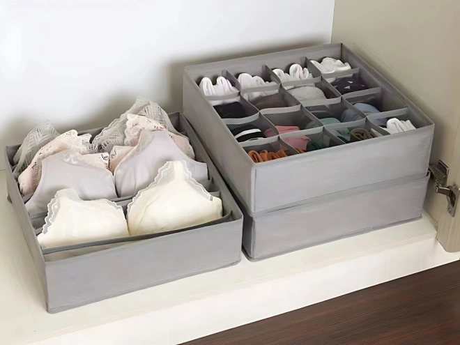 Set organizatoare sertare pentru lenjerie