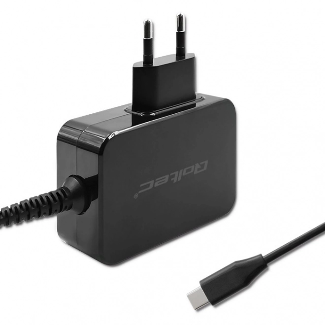 Încărcător GaN Negru Qoltec 65W USB-C