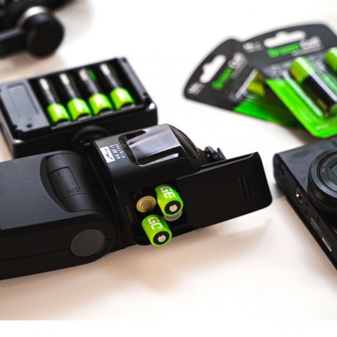 Baterii reîncărcabile AA 2600mAh Green Cell set 16 bucăți