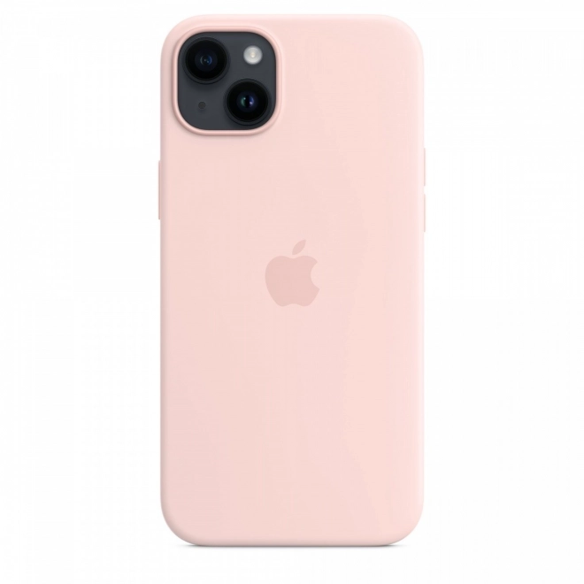 Etui din silicon cu MagSafe pentru iPhone 14 Plus - roz cretă