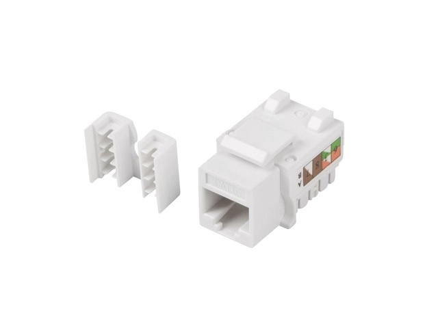 Modul Keystone gniazdo RJ45 UTP CAT6 90 grade pentru cutie de instalație