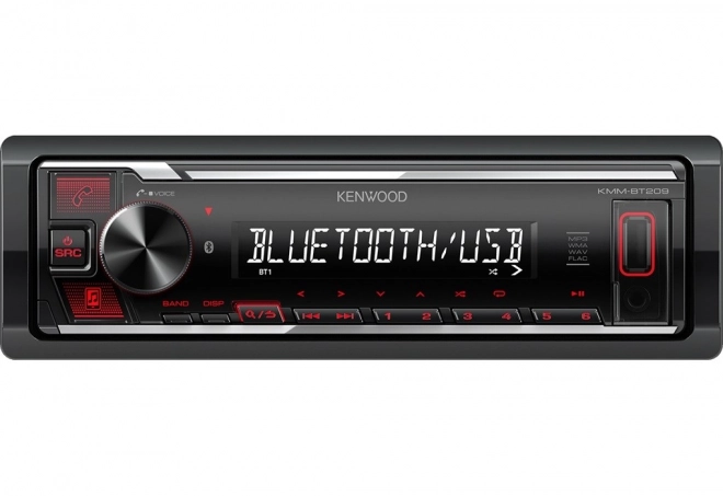 Radio auto Kenwood cu Bluetooth și redare muzicală