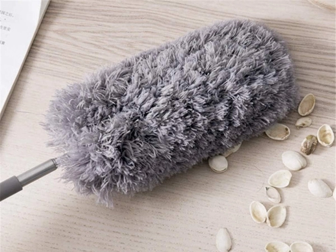 Perie praf 88 cm gri