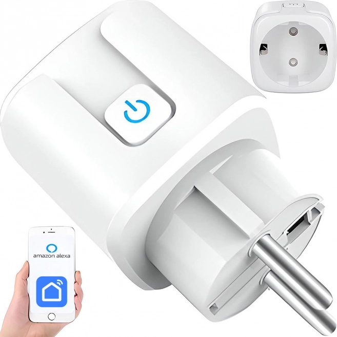 Priză Wi‑Fi inteligentă cu wattmetru