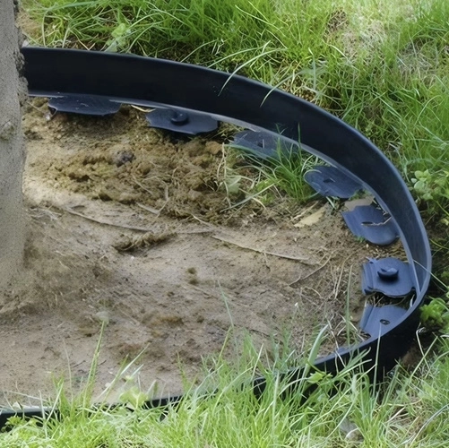 Bordură de grădină Gardlov 10m negru
