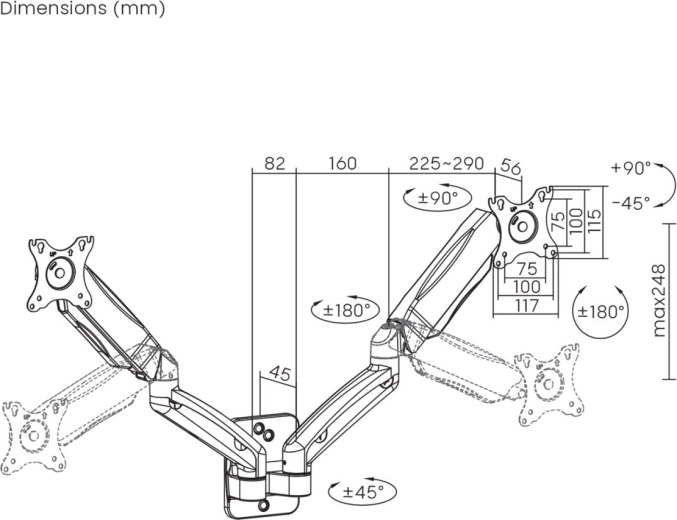 Domeniu larg de mișcare și poziționare precisă