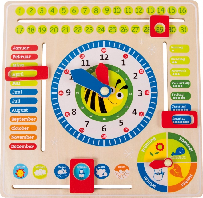 Calendar didactic în germană Small Foot