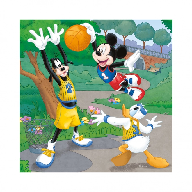 Puzzle Mickey Mouse și prietenii 3x55 piese