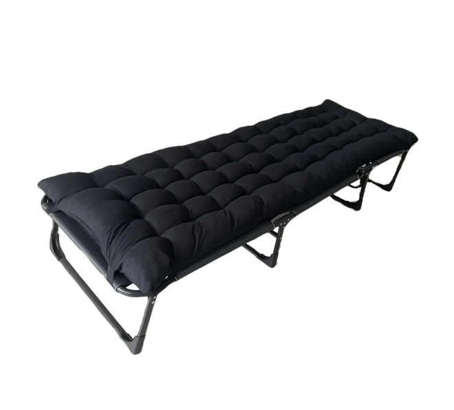 Pat pliabil turistic premium negru