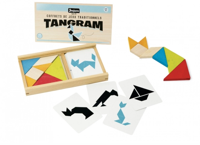 Tangram Jeujura cu șabloane de construcție