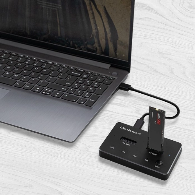Stație de andocare SSD M.2 NVMe SATA USB-C Dual 4TB