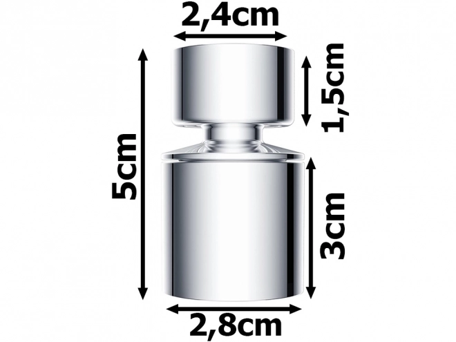 Perlator extensibil pentru robinet cu rotație 360
