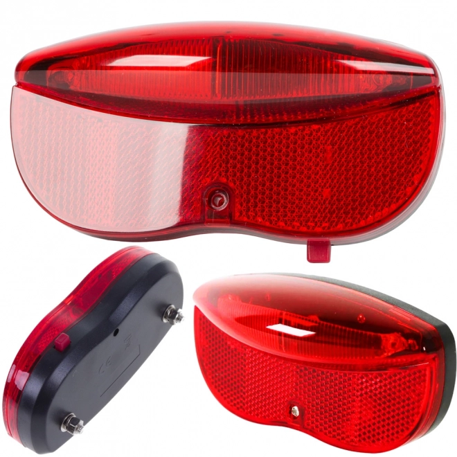Lumină spate LED pentru bicicletă cu 2 baterii AA