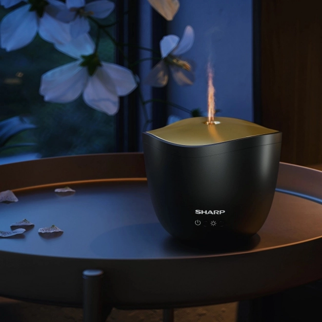 Aromatizor cu ultrasunete cu iluminare ambra