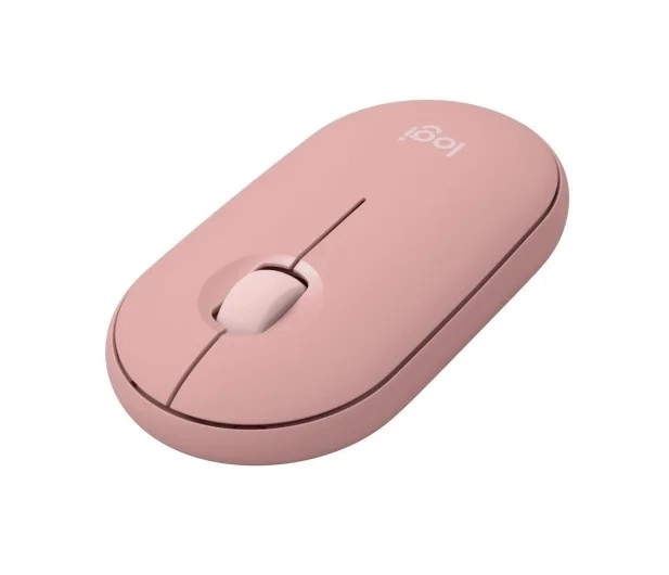 Mouse fără fir Pebble 2 roz