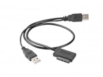 Adaptor USB cu alimentare pe cablu -> SATA Slim SSD (13 pini)