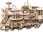 Puzzle Rokr 3D din lemn, locomotivă, 350 piese