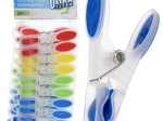 Cârlige de rufe din plastic, 20 bucăți