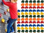 Prize de cățărare pentru copii – set 10 buc. Kruzzel